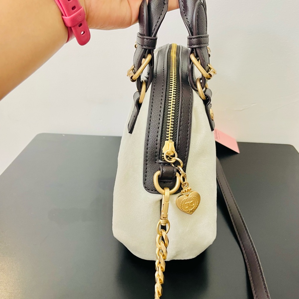 Juicy Couture “The Key to Juicy” Dome Satchel Crossbody Bag – Crystal Y2K NWT - Picture 3 of 10